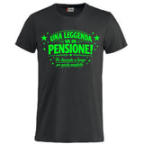 T-Shirt Personalizzabile “Una Leggenda va in pensione” – Personalizzabile con Nome – PS 27431-A-144