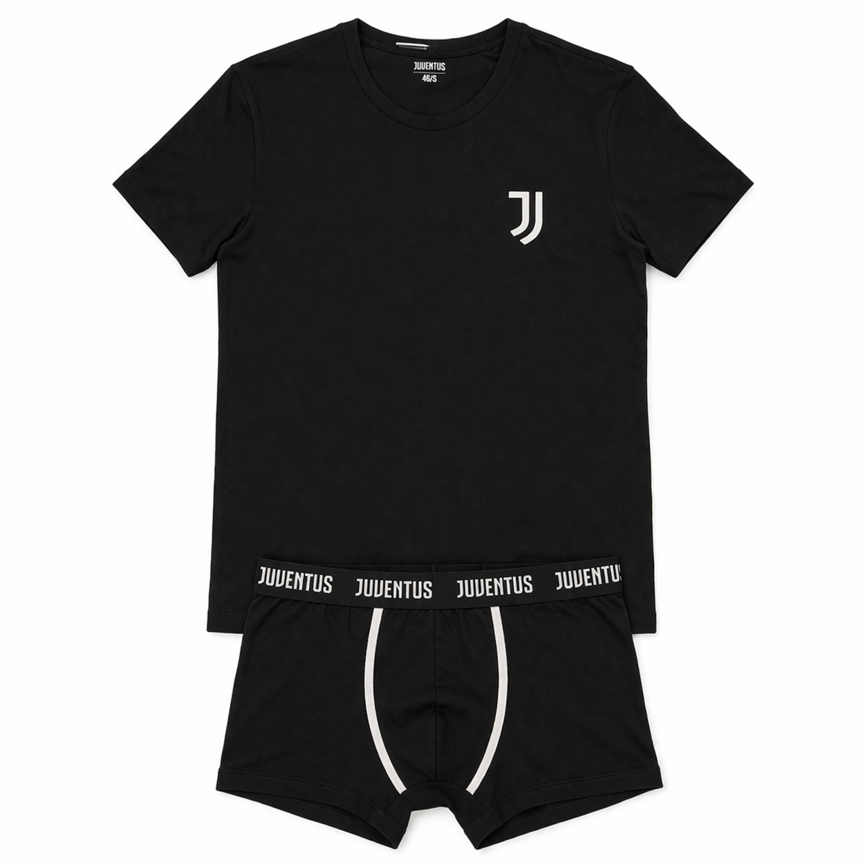 Set Intimo Juve Corto Cotone & Elastan – Maglia + Boxer Ufficiale Juventus FC  – PS 10308