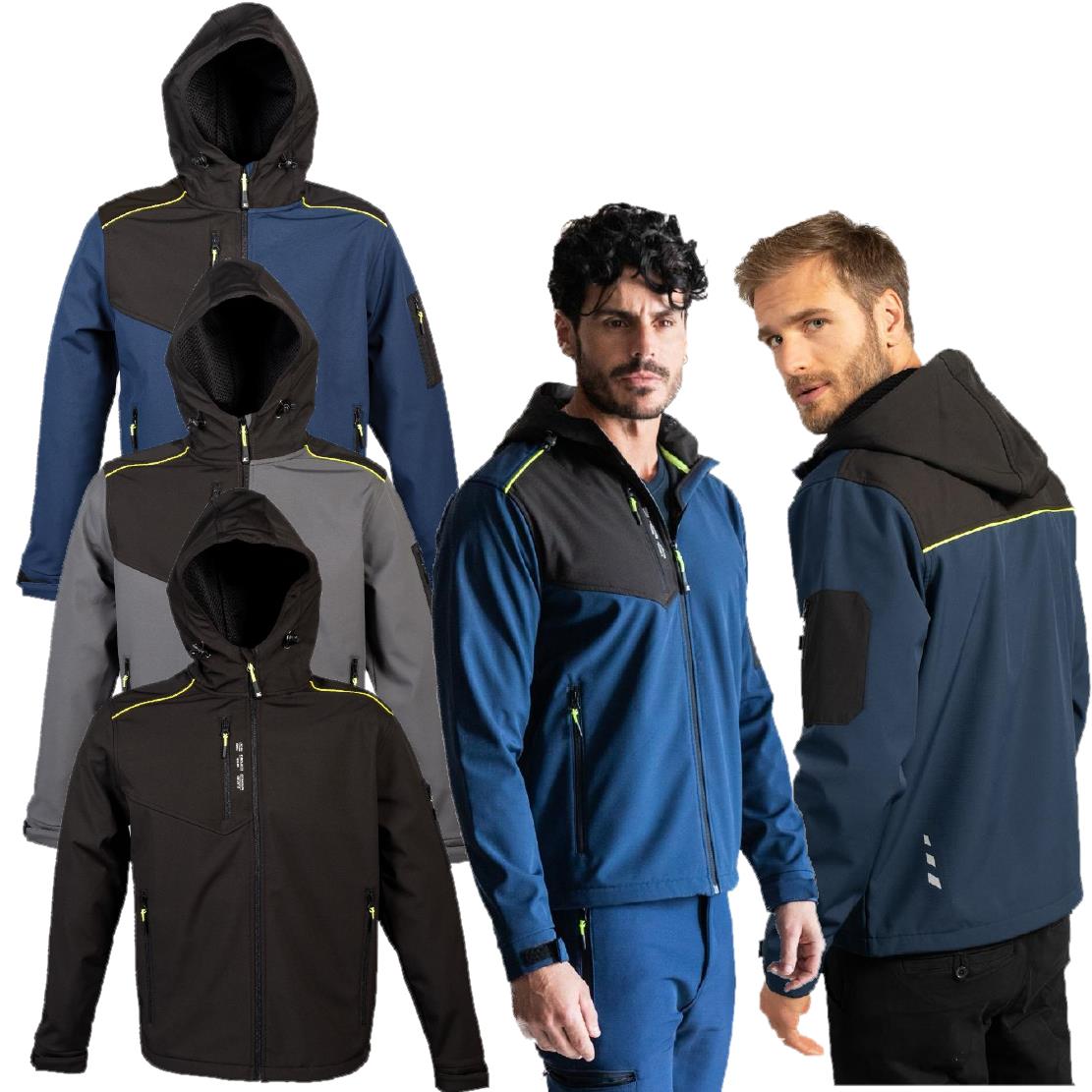 Giubbotto Brenta – Giacca in Softshell Impermeabile Personalizzabile JRC PS 39310 - PRS