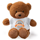 Peluche Orsetto “Eletta Miglior Mamma / Papà / Zio / Nonno” – Personalizzabile con Nome | Teddy Bear 18 cm PS 33790-007