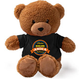 Peluche Orsetto “Eletta Miglior Mamma / Papà / Zio / Nonno” – Personalizzabile con Nome | Teddy Bear 18 cm PS 33790-007