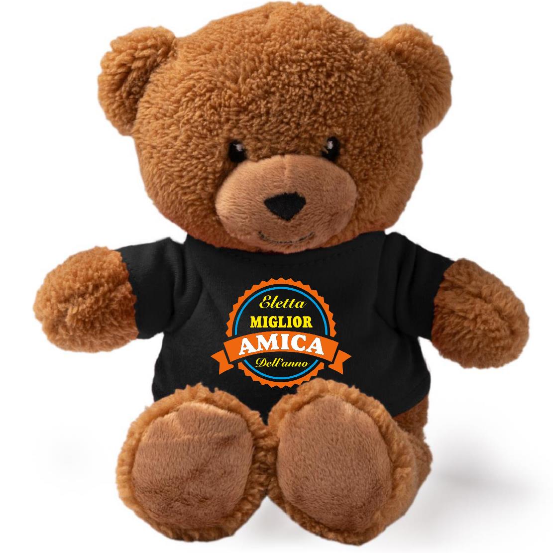 Peluche Orsetto “Eletta Miglior Mamma / Papà / Zio / Nonno” – Personalizzabile con Nome | Teddy Bear 18 cm PS 33790-007