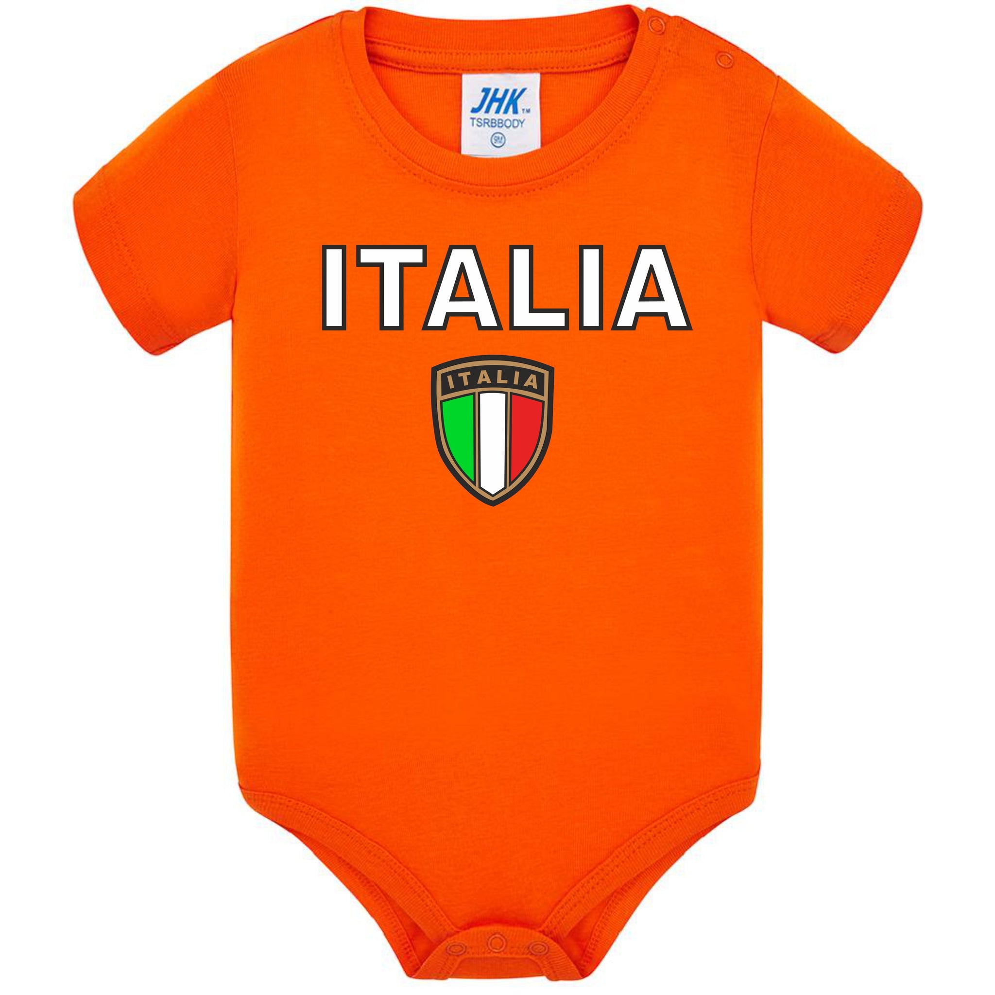 Body Neonato Italia Personalizzabile Con Nome e Numero 100% Cotone Forza Azzurri PS 28180-0017