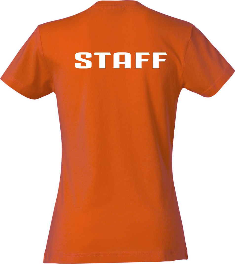 T-Shirt Staff Donna Sciancrata Personalizzabile – Maglietta Manica Lavoro ed Eventi – PS 28870-007 PRS