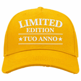 Cappellino Baseball “Destroyed” Personalizzato con Anno di Nascita Ricamato  – PS 41364-003