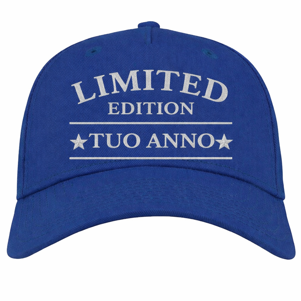 Cappellino Baseball AT Shot Personalizzato con Anno di Nascita Ricamato – PS 41411-002