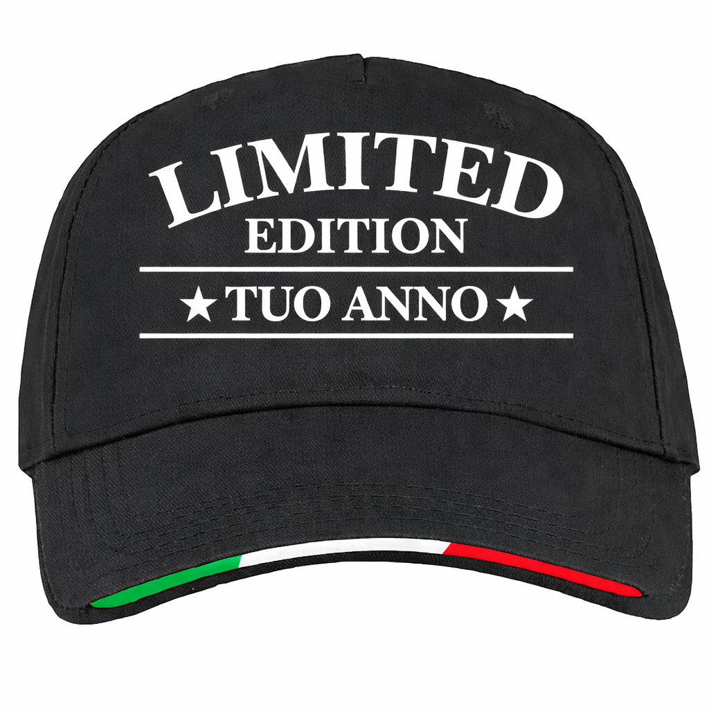 Cappellino Baseball StartFive Italia Personalizzato con Anno di Nascita Stampato – PS 36899-003