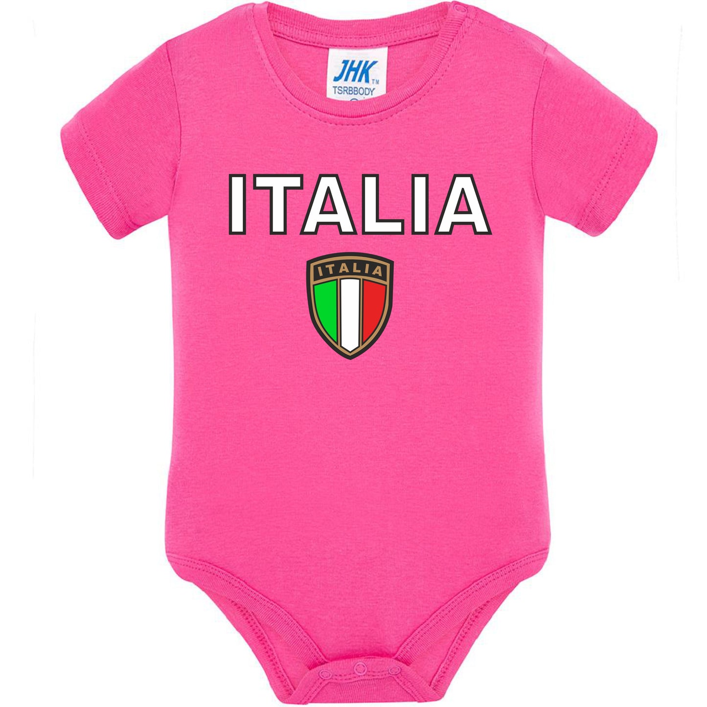 Body Neonato Italia Personalizzabile Con Nome e Numero 100% Cotone Forza Azzurri PS 28180-0017