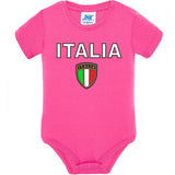 Body Neonato Italia Personalizzabile Con Nome e Numero 100% Cotone Forza Azzurri PS 28180-0017