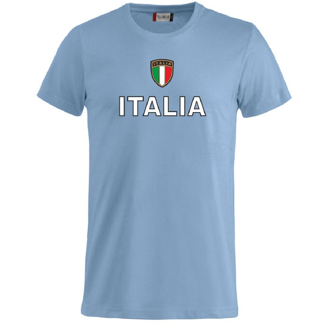 T-Shirt Italia Personalizzabile con Nome e Numero – Cotone – Bambino e Uomo – PS 27431