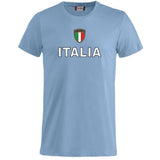 T-Shirt Italia Personalizzabile con Nome e Numero – Cotone – Bambino e Uomo – PS 27431