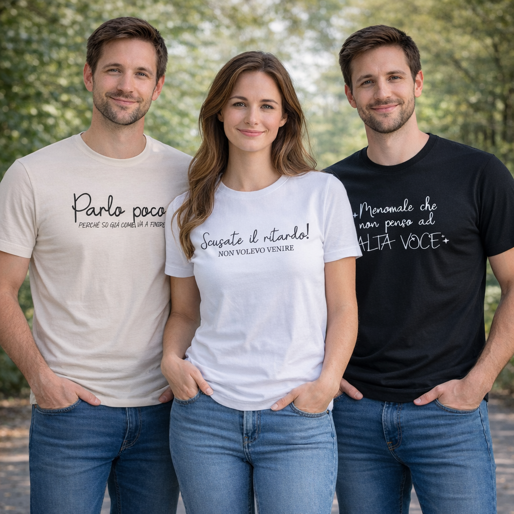 T-Shirt Simpatica con Frasi Ironiche – Idea regalo – PS 27431-A-151