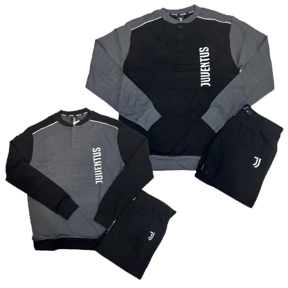 Pigiama Juve Calcio Cotone Interlock Personalizzabile | Ufficiale Juventus FC – PS 46666 -BS