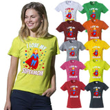 T-Shirt Donna “I Love My Supermom” – Idea Regalo Festa della Mamma – PS 28870-015 PRS