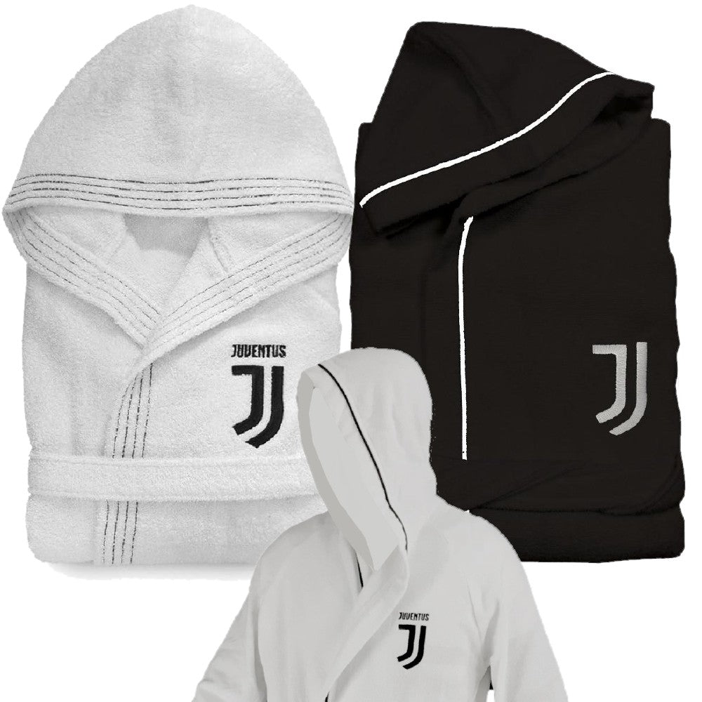 Accappatoio Juventus JJ Nero o Bianco Personalizzabile – Ufficiale Juventus FC – PS 07600