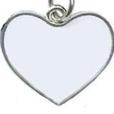 Portachiavi In Metallo Sagomato “I Love Mama” – “I Love Papà” Personalizzabile Idea Regalo PS 12710
