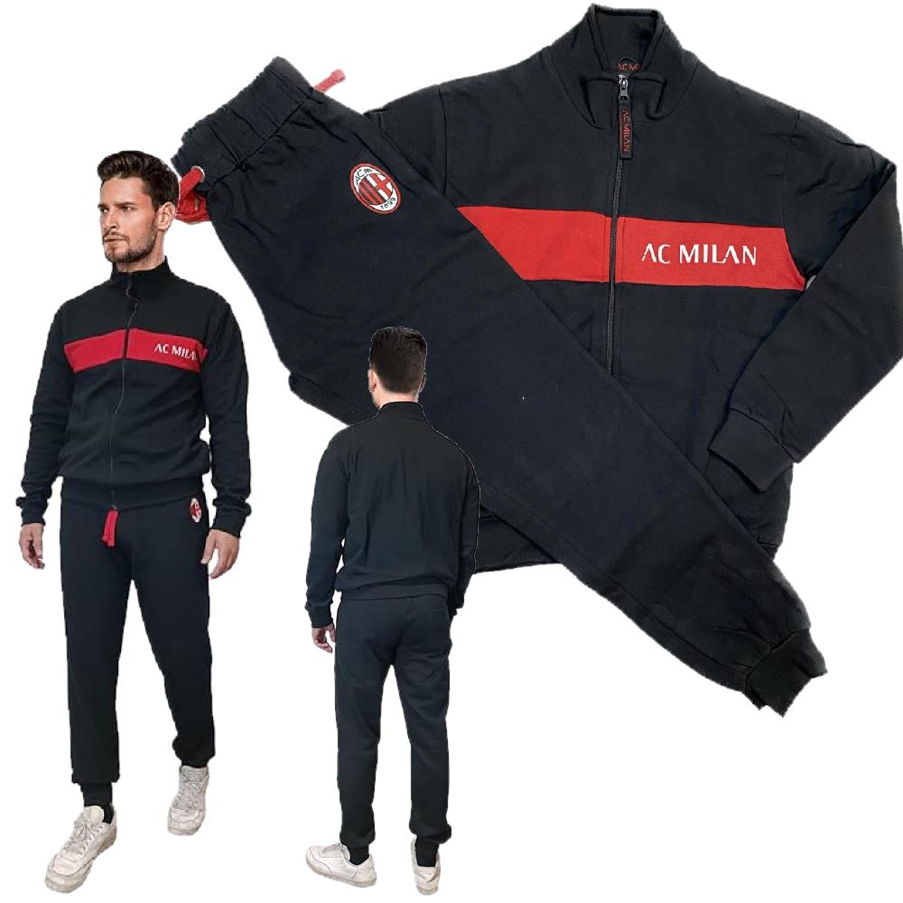 Tuta da Casa AC Milan Uomo / Ragazzo – Pigiama Ufficiale AC Milan Cod. PS 41425