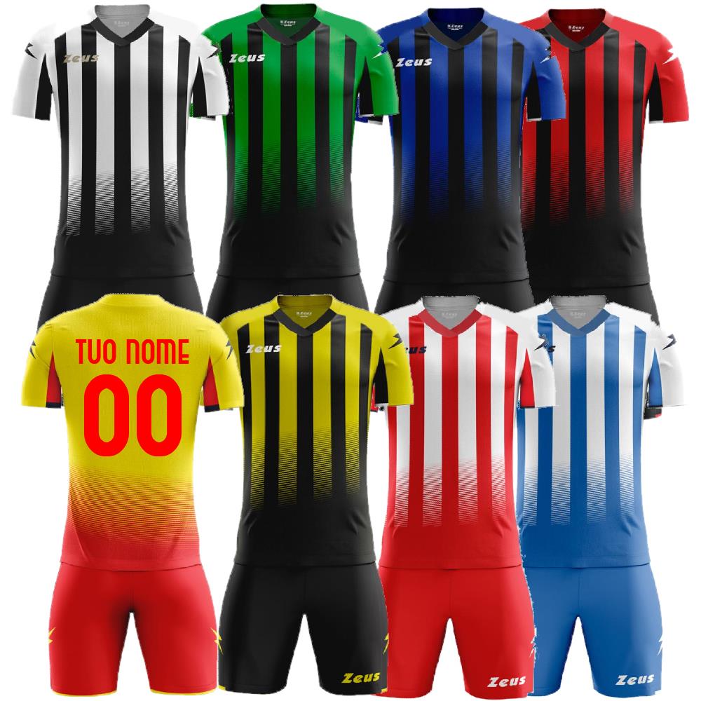 Completo Calcio Personalizzabile Kit Zeus Venus – Maglia, Pantaloncino – Nome e Numero PS 22210