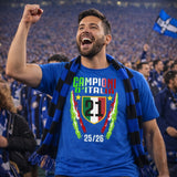T-Shirt Inter Campione d’Italia 2025/2026 – Seconda Stella 21 Scudetti – PS 27431-A040 INT