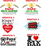 Peluche Orsetto Festa del Papà – Personalizzabile con Nome | Teddy Bear 18 cm PS 33790-002