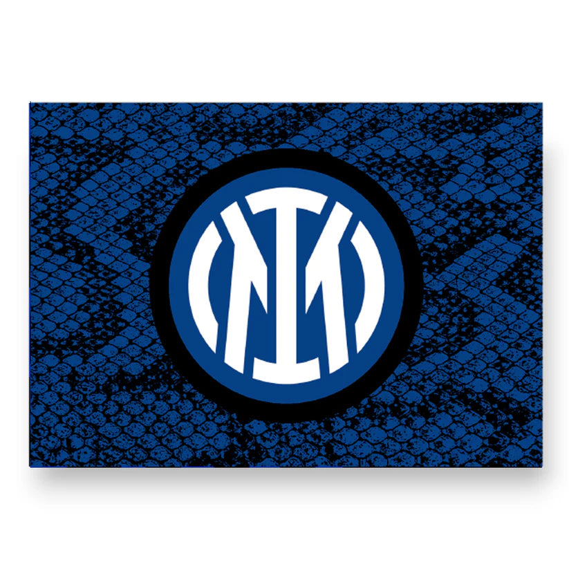 Bandiera Stadio Inter Trama Pitonata 140x100 cm Bandierone Tifosi PS 12795