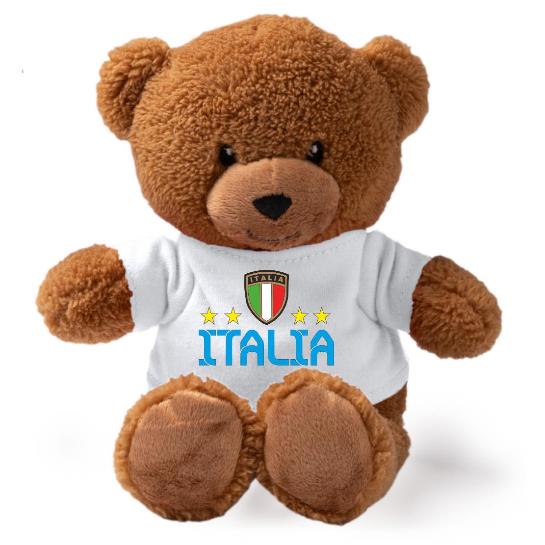 Peluche Orsetto ITALIA – Personalizzabile con Nome | Teddy Bear 18 cm PS 33790-003