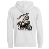 Felpa Con Cappuccio Cross Gang Riders Motocross Motard Uomo Ragazzo PS 32714-013