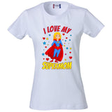 T-Shirt Donna “I Love My Supermom” – Idea Regalo Festa della Mamma – PS 28870-015 PRS