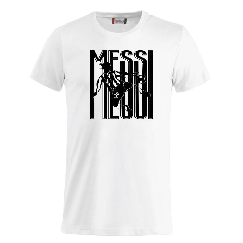 T-shirt Messi 10 Tifosi Calcio Argentina 100% Cotone Personalizzabile Con Nome e Numero PS 27431-A034