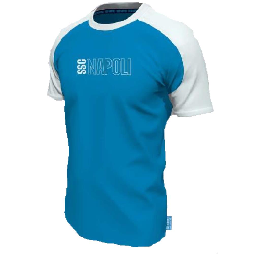 T-Shirt SSC NAPOLI in Cotone – Prodotto Ufficiale SSCNAPOLI Cod. PS 09961