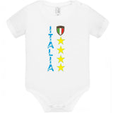Body Neonato Italia Personalizzabile Con Nome e Numero Calcio Nazionale Italiana  PS 28180-0020