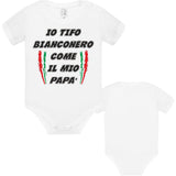 Body Neonato Tifosi Calcio Personalizzabile Roma Napoli Torino o La Tua Squadra Del Cuore 100% Cotone PS 28180-0041 PRS