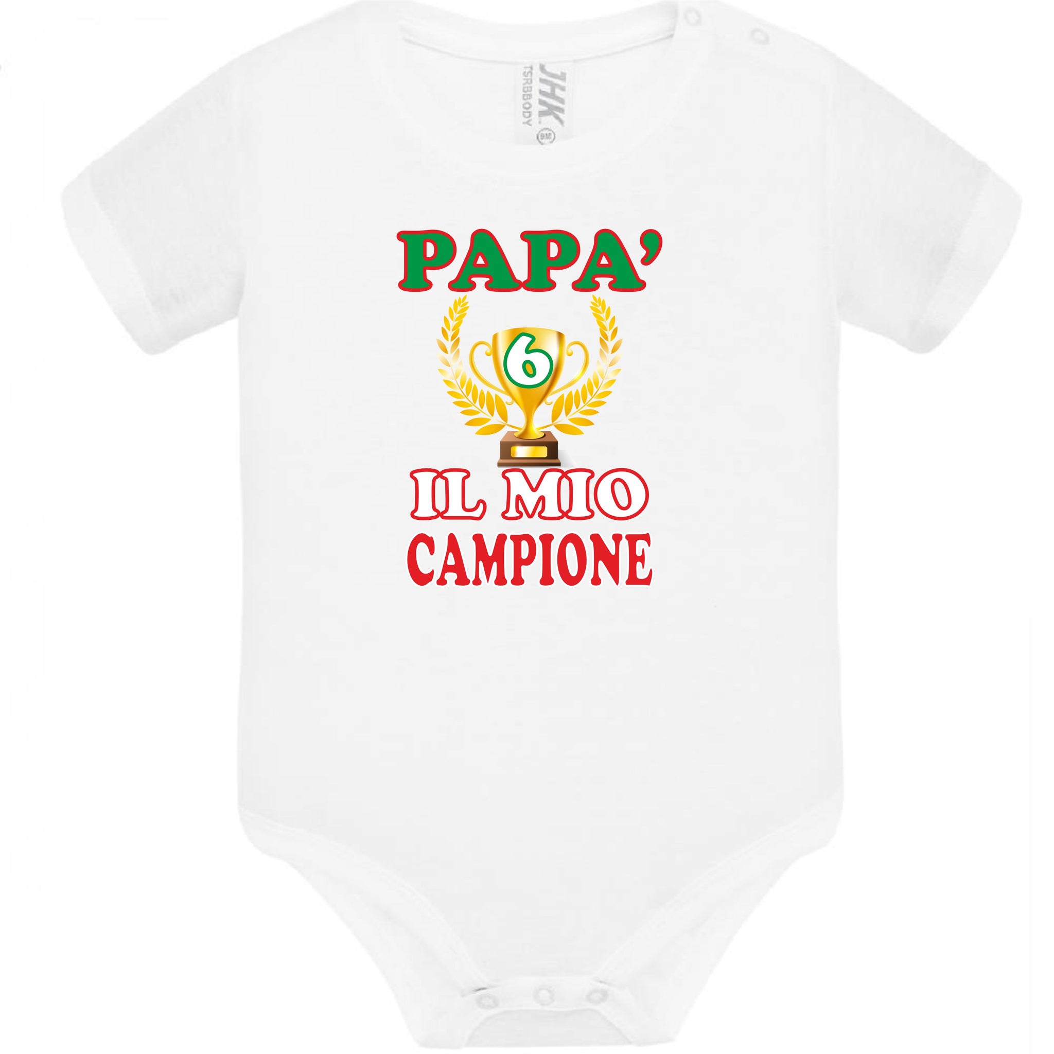 Body Neonato “Papà 6 Il Mio Campione” Festa Del Papà PS 28180-0023