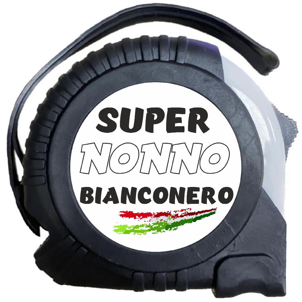 Flessometro Metro a Nastro 5 m Super Nonno Bainconero Nero Azzurro – PS 12511-003