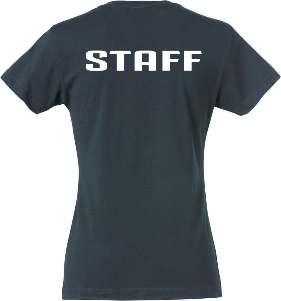 T-Shirt Staff Donna Sciancrata Personalizzabile – Maglietta Manica Lavoro ed Eventi – PS 28870-007 PRS