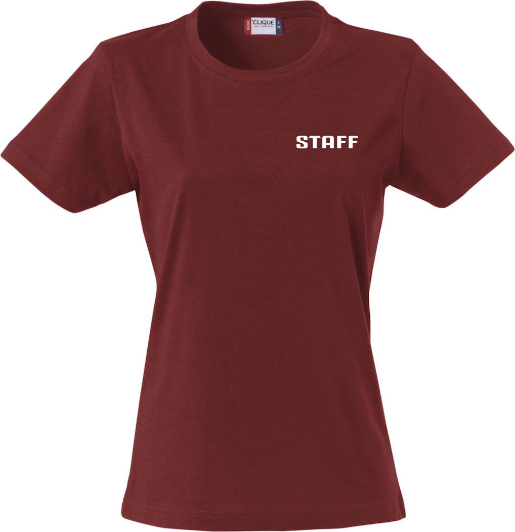 T-Shirt Staff Donna Sciancrata Personalizzabile – Maglietta Manica Lavoro ed Eventi – PS 28870-007 PRS