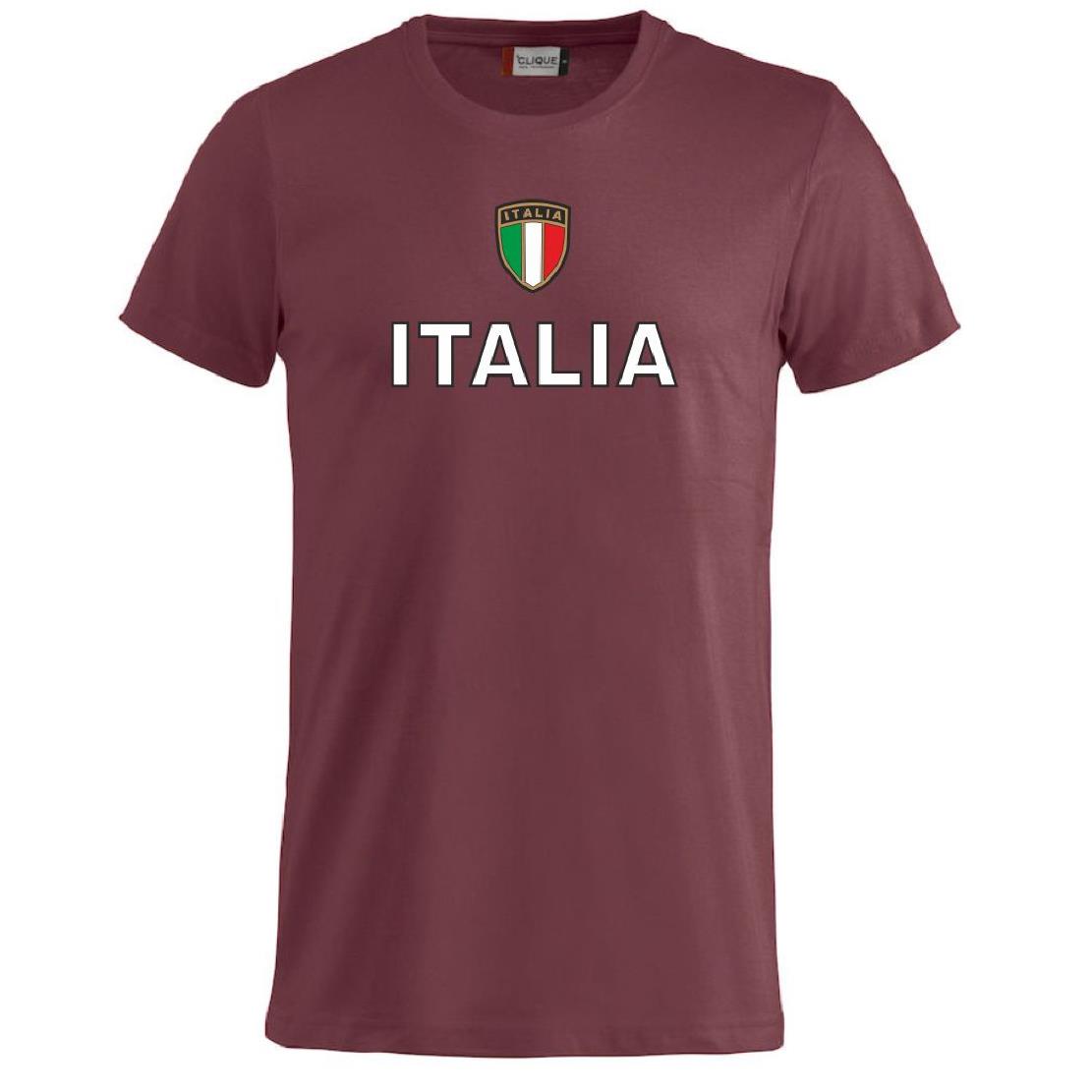 T-Shirt Italia Personalizzabile con Nome e Numero – Cotone – Bambino e Uomo – PS 27431