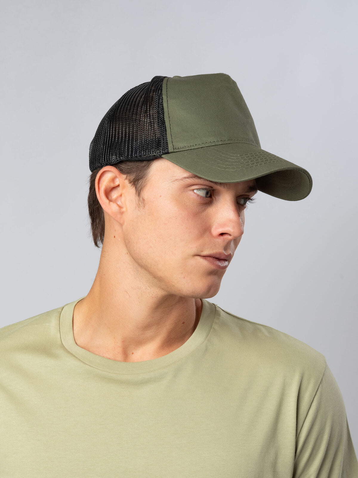 Cappellino Drummer 5 Pannelli con Rete – Personalizzabile – Cod. 33800-BS
