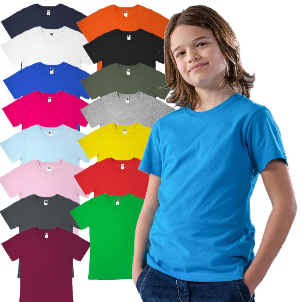 T-Shirt Evolution KID Manica Corta BS Maglietta Bambino ragazzo Personalizzabile PS 33741-BS