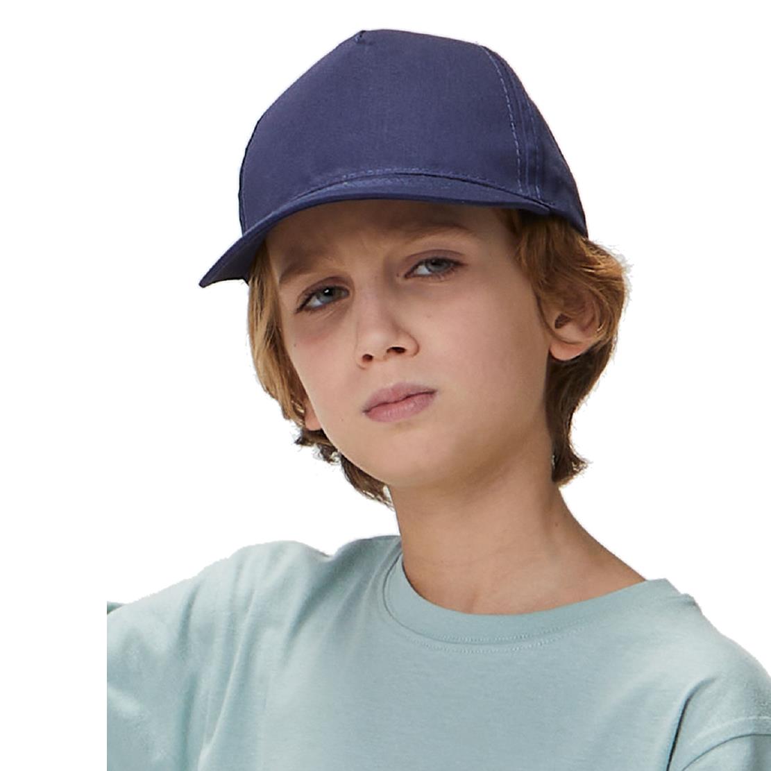 Cappello Baseball Bambino 5 Pannelli – Cappellino Promo Kids – Personalizzabile  PS 33777