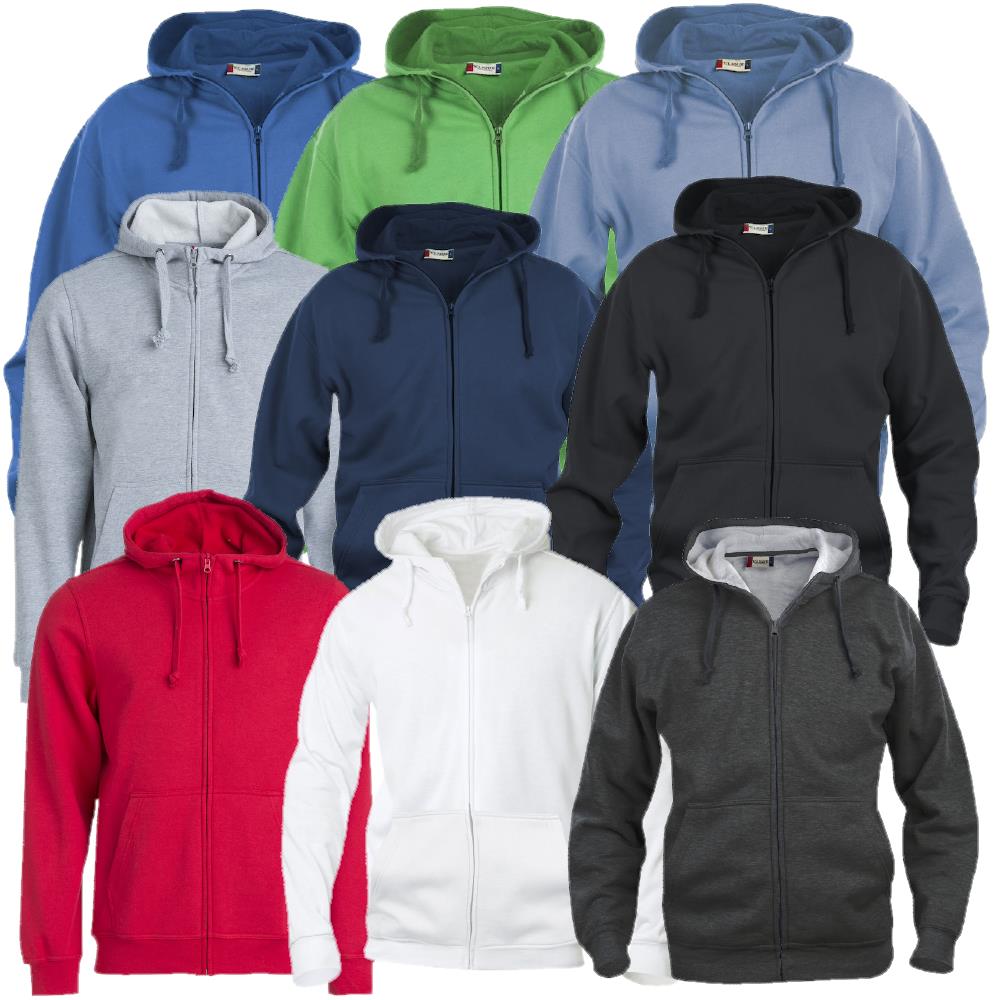 Basic Hoody – Felpa con Cappuccio Full Zip Personalizzabile PS 02202 - PRS