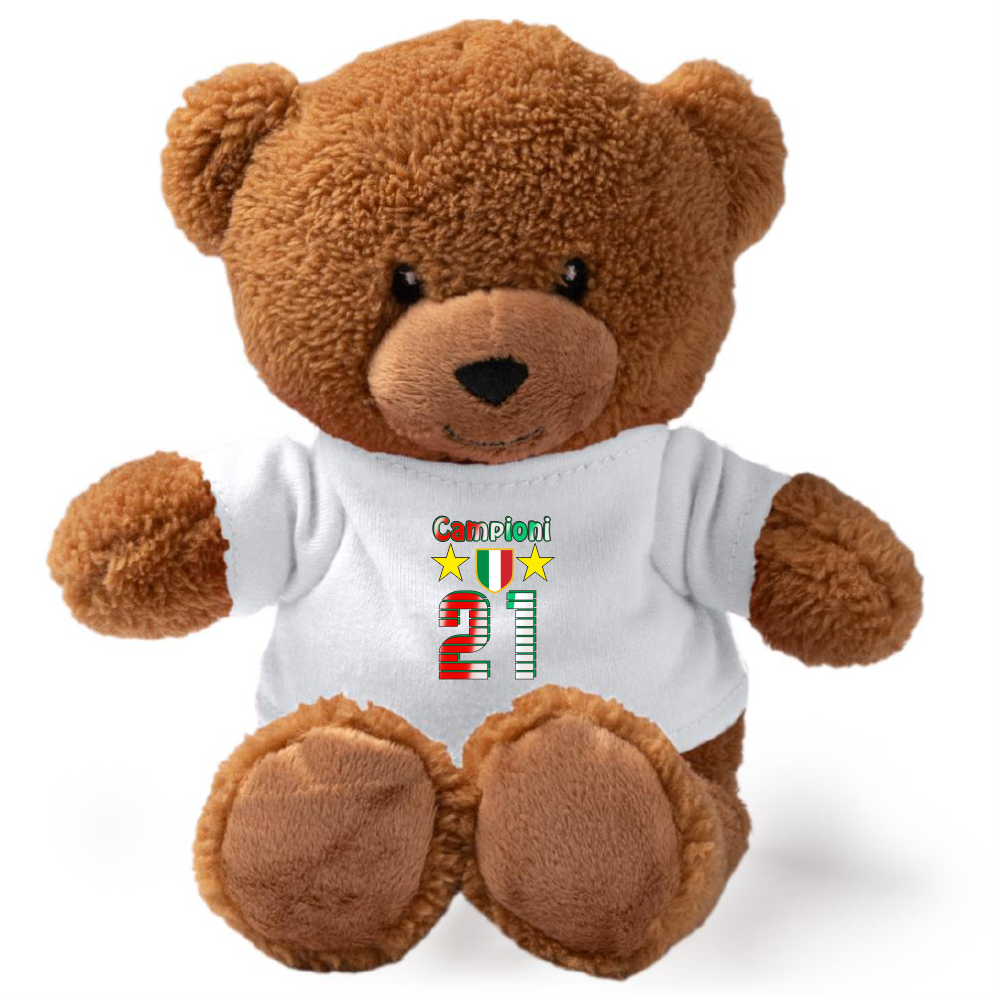 Peluche Orsetto Scudetto Inter - 21 Scudetti 25/26 - Personalizzabile con nome e numero PS 33790 - SCINT