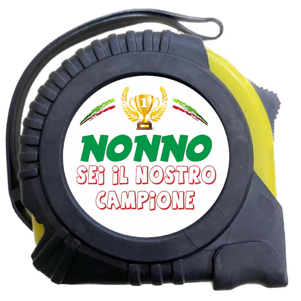 Flessometro Metro a Nastro 5 m Super Nonno Bainconero Nero Azzurro – PS 12511-003