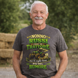 T-Shirt Nonno Russi Come Un Trattore Ma Ti Voglio Bene Piu' Del Rumore – Maglietta Personalizzabile PS 27431-A-146