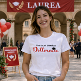 T-Shirt Donna Laurea "Chiamatemi Dottoressa" Personalizzabile – Idea regalo – PS 28870-030