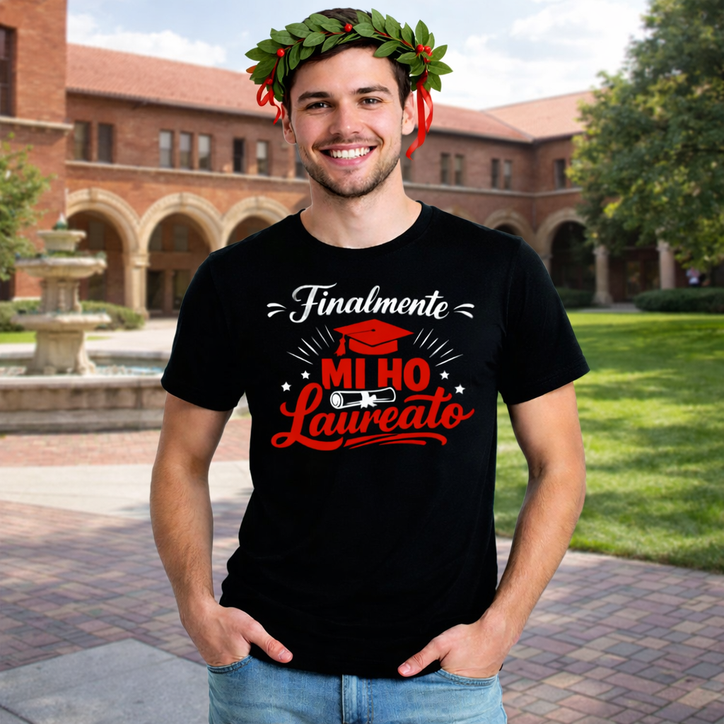 T-Shirt Laurea "Mi ho Laureato" Personalizzabile  – Idea regalo – PS 27431-A-149