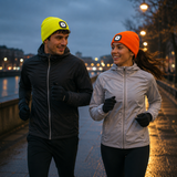Berretto a Cuffia con LED Removibile WorkTeam – Cappello Invernale – Giallo Fluo, Arancione Fluo e Nero – Cod. PS 05321