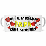 Tazza in Ceramica Personalizzabile “Miglior Mamma / Papà/ Sorella/ Fratello/...” – Tazza Personalizzata PS 09370-3043