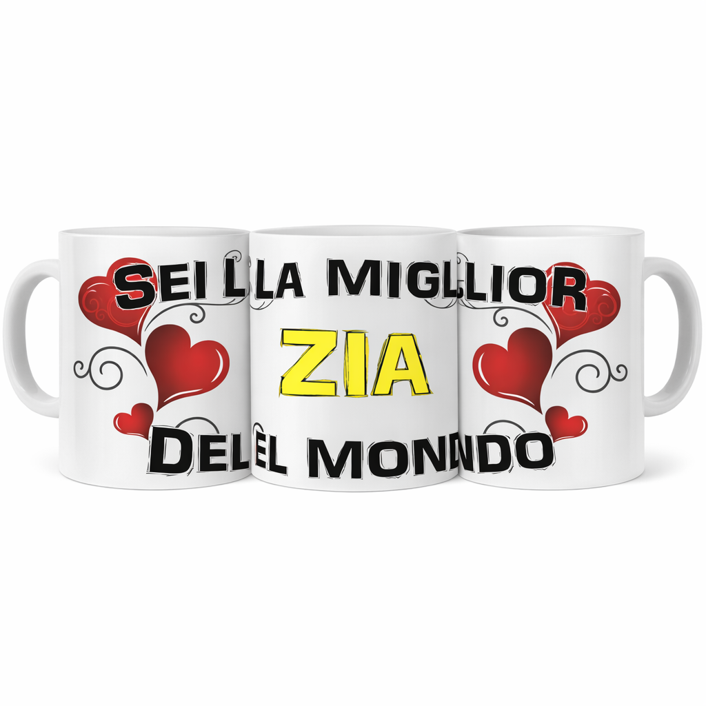Tazza in Ceramica Personalizzabile “Miglior Mamma / Papà/ Sorella/ Fratello/...” – Tazza Personalizzata PS 09370-3043