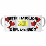 Tazza in Ceramica Personalizzabile “Miglior Mamma / Papà/ Sorella/ Fratello/...” – Tazza Personalizzata PS 09370-3043